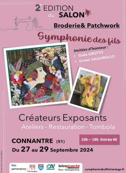 Salon Broderies et patchwork  Connantre 2024